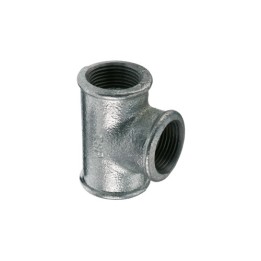 TEE RIDOTTA ZINCATA 1" x 3/4