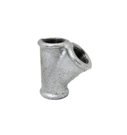 TEE A 45 FF ZINCATO 1"