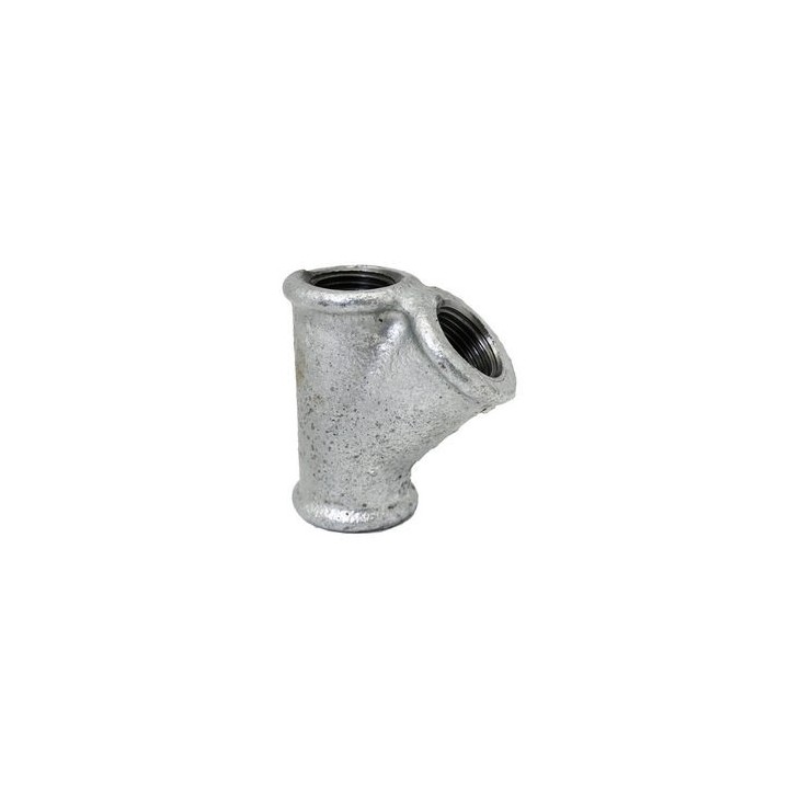 TEE A 45 FF ZINCATO 1"