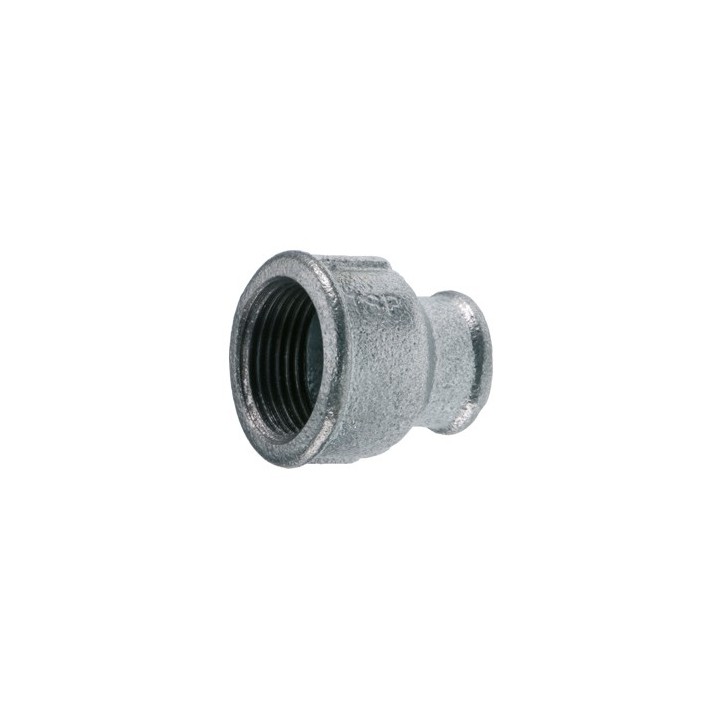 MANICOTTO RIDOTTO ZINCATO FF 1"1/2 x 1"1/4