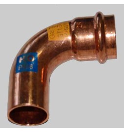 CURVA RAME A PRESSARE 90° MASCHIO/FEMMINA - 18 x 18