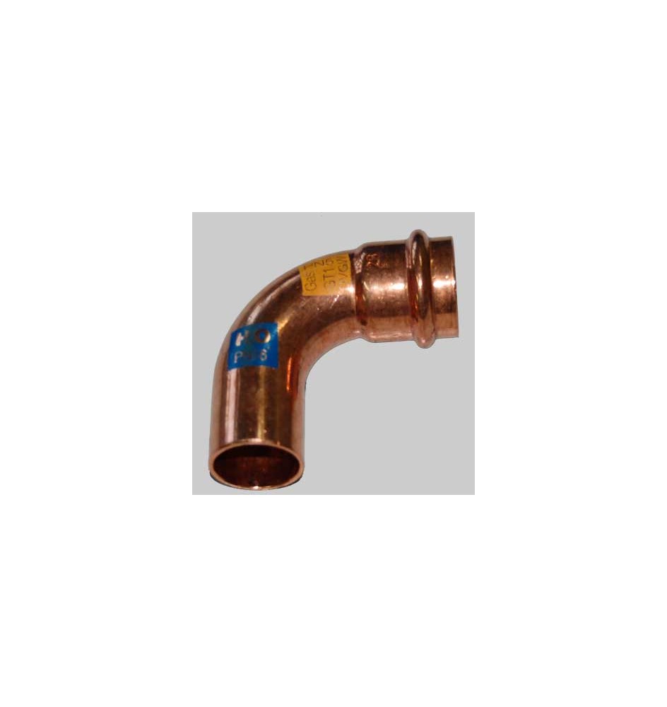 CURVA RAME A PRESSARE 90° MASCHIO/FEMMINA - 18 x 18