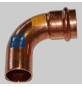 CURVA RAME A PRESSARE 90° MASCHIO/FEMMINA - 18 x 18