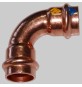 CURVA RAME A PRESSARE 90° FEMMINA/FEMMINA - 35 x 35