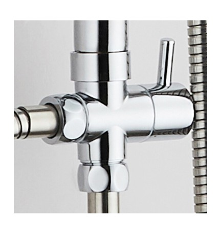 DEVIATORE COLONNA DOCCIA LX-4001 CROMO GROENLANDIA