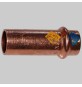 MANICOTTO RAME RIDOTTO A PRESSARE MASCHIO/FEMMINA - 18 x 15