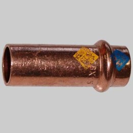 MANICOTTO RAME RIDOTTO A PRESSARE MASCHIO/FEMMINA - 22 x 15