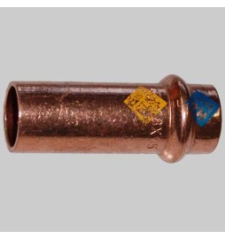MANICOTTO RAME RIDOTTO A PRESSARE MASCHIO/FEMMINA - 22 x 18