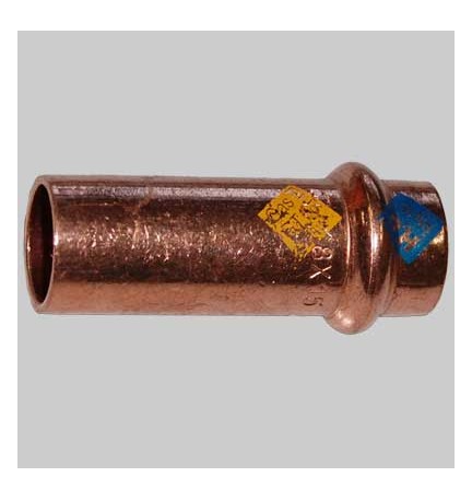 MANICOTTO RAME RIDOTTO A PRESSARE MASCHIO/FEMMINA - 35 x 28