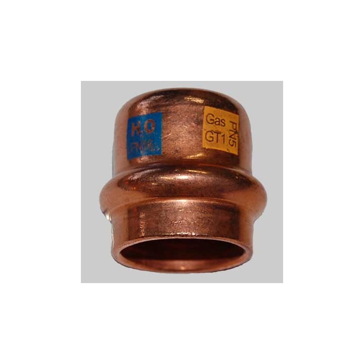 TAPPO FEMMINA RAME A PRESSARE - 35