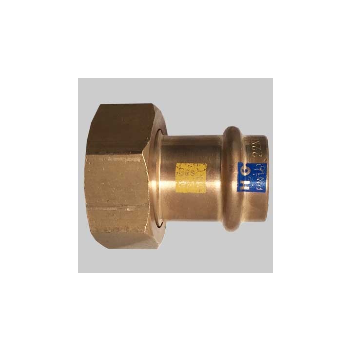 MEZZO BOCCHETTONE DADO GIREVOLE A PRESSARE - 12 x 3/4