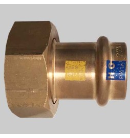 MEZZO BOCCHETTONE DADO GIREVOLE A PRESSARE - 15 x 3/4