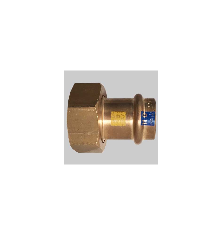 MEZZO BOCCHETTONE DADO GIREVOLE A PRESSARE - 15 x 3/4