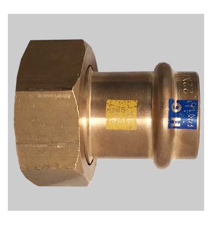 MEZZO BOCCHETTONE DADO GIREVOLE A PRESSARE - 22 x 3/4