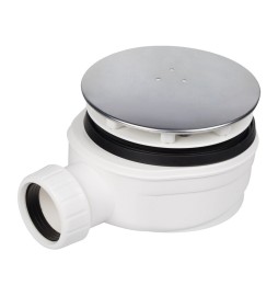 PILETTA DOCCIA RIBASSATA D 90MM COPERCHIO INOX 120MM