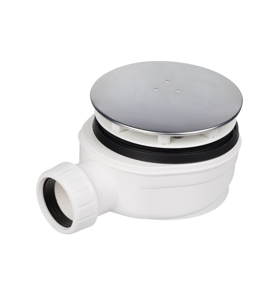 PILETTA DOCCIA RIBASSATA D 90MM COPERCHIO INOX 120MM