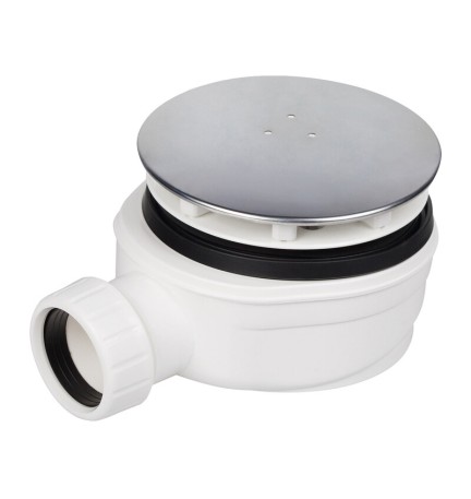 PILETTA DOCCIA RIBASSATA D 90MM COPERCHIO INOX 120MM