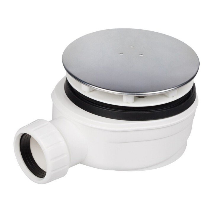 PILETTA DOCCIA RIBASSATA D 90MM COPERCHIO INOX 120MM