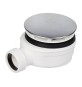 PILETTA DOCCIA RIBASSATA D 90MM COPERCHIO INOX 120MM