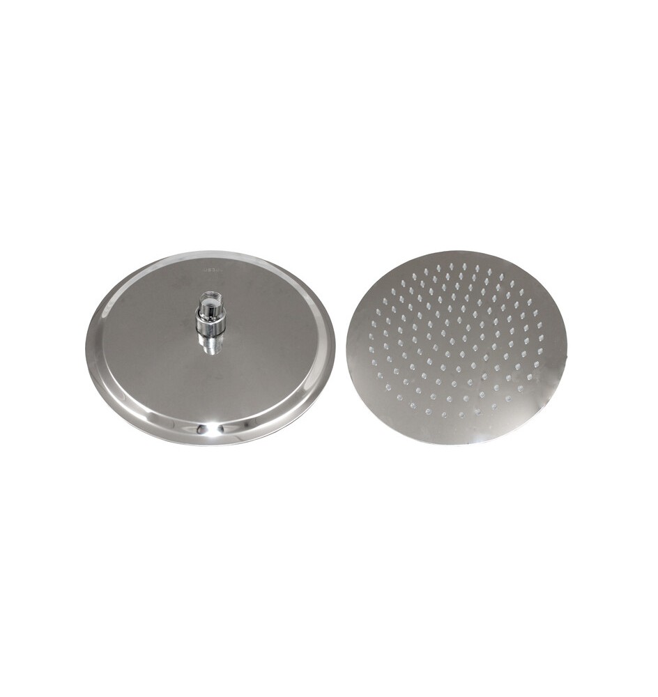 SOFFIONE DOCCIA INOX TONDO D 250 MM