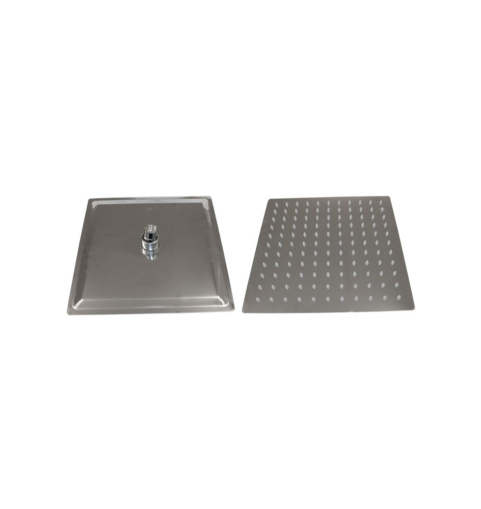 SOFFIONE DOCCIA INOX QUADRO 200X200 MM