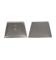 SOFFIONE DOCCIA INOX QUADRO 200X200 MM