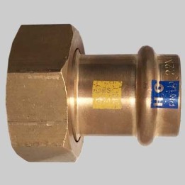 MEZZO BOCCHETTONE DADO GIREVOLE A PRESSARE - 35 x 2"