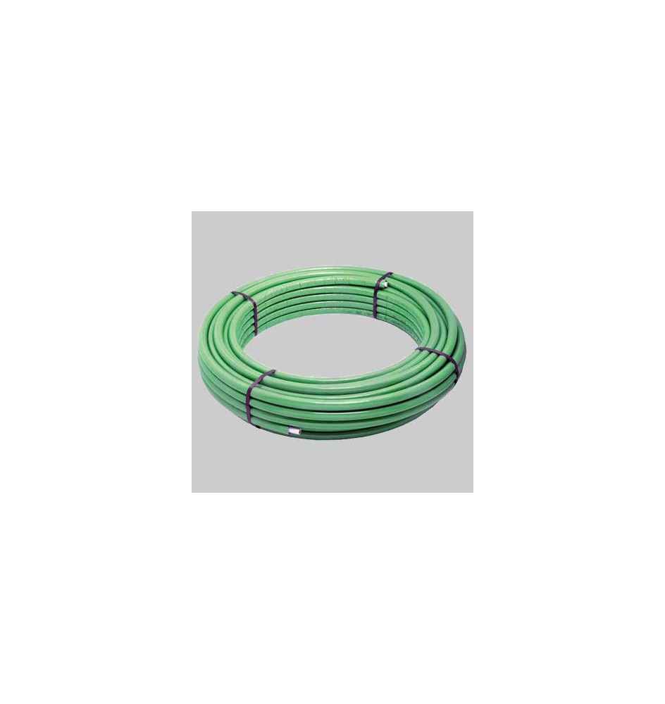 TUBO MULTISTRATO RIVESTITO VERDE PER CONDIZIONAMENTO - 32 x 3,0 SP.13