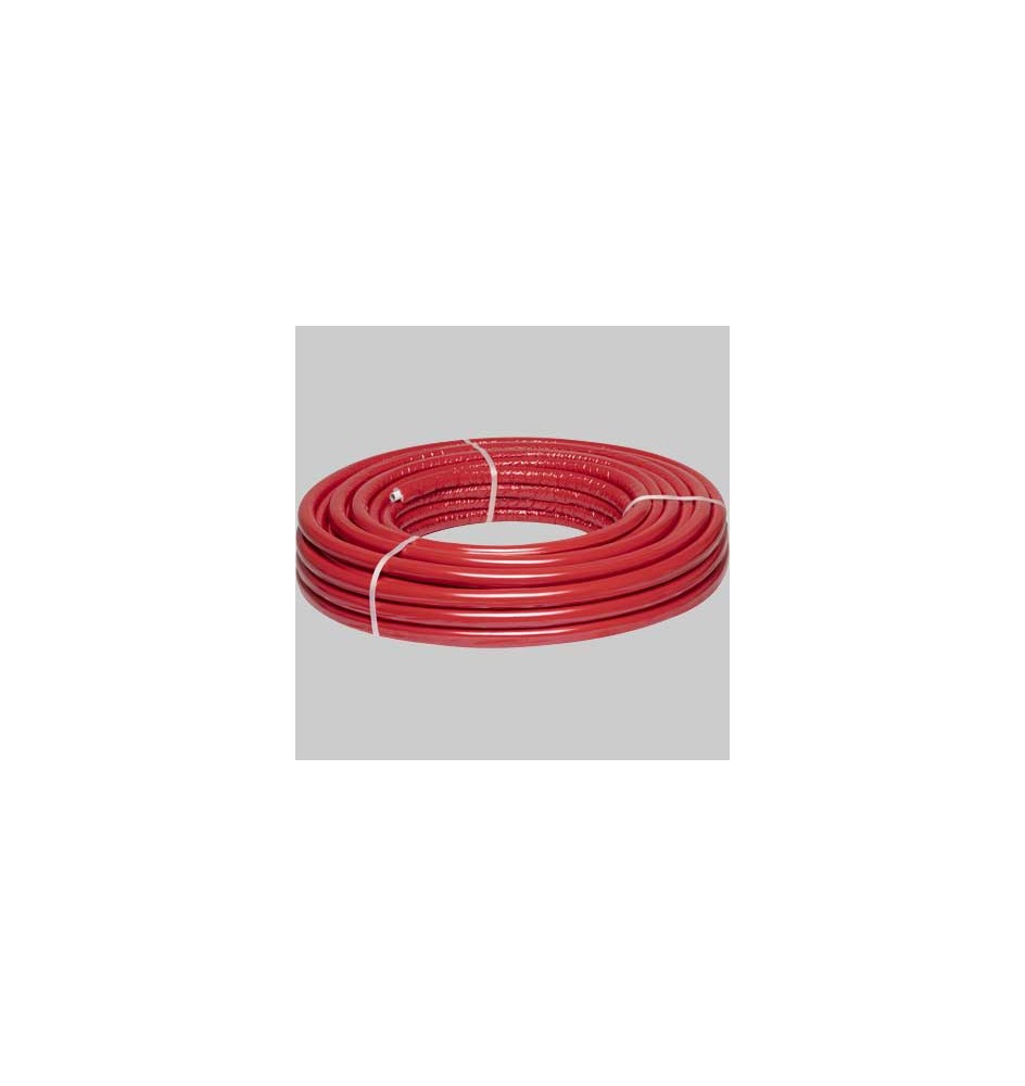TUBO MULTISTRATO RIVESTITO ROSSO CARDINALE - 20x2