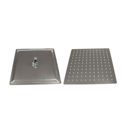 SOFFIONE DOCCIA INOX QUADRO 250X250 MM