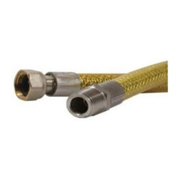 TUBO FLESSIBILE P/GAS 150 CM MAS/FEM 1/2 UNI14800