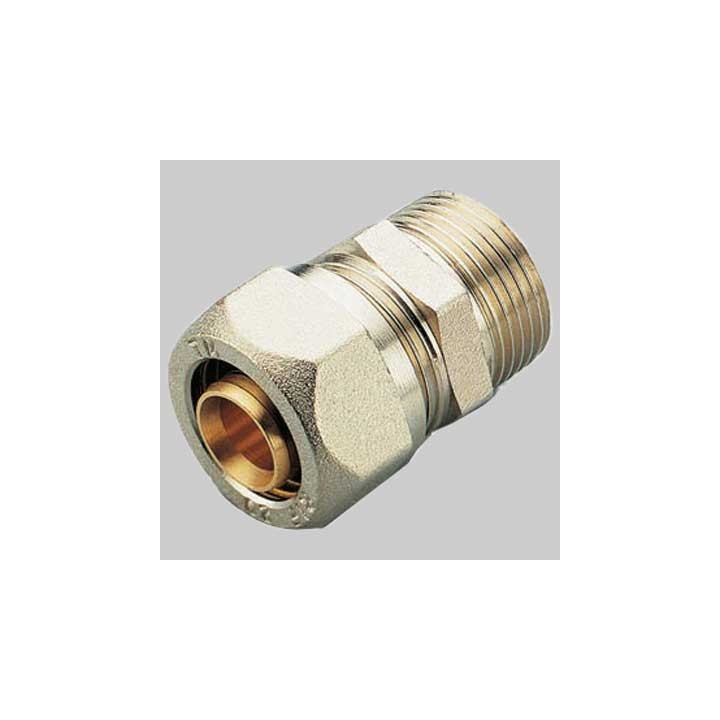 RACCORDO A COMPRESSIONE DIRITTO MASCHIO TIEMME - 20 x 1/2