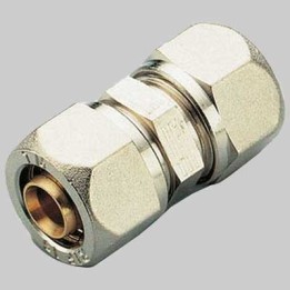 RACCORDO A COMPRESSIONE DIRITTO DOPPIO TIEMME - 26 x 26