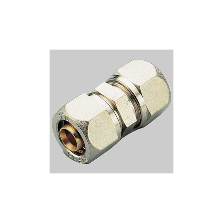 RACCORDO A COMPRESSIONE DIRITTO DOPPIO TIEMME - 26 x 26