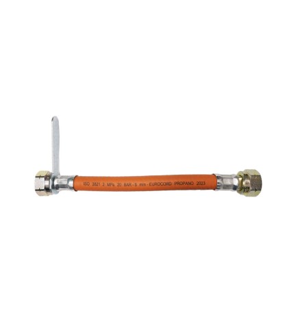 FLESSIBILE P/CENTRALINE GOMMA 50CM FEM/FEM 1/2 GAS