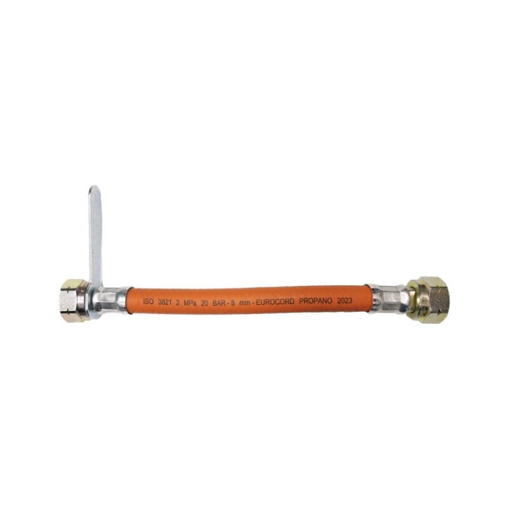 FLESSIBILE P/CENTRALINE GOMMA 50CM FEM/FEM 1/2 GAS