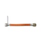 FLESSIBILE P/CENTRALINE GOMMA 100CM FEM/FEM 1/2 GAS