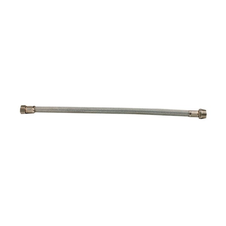 PL FLESSIBILE INOX M F 3/8 40 CM 2 PZ