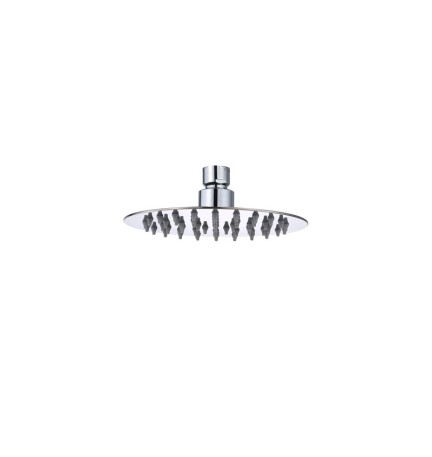 SOFFIONE DOCCIA INOX TONDO D 200 MM GROENLANDIA