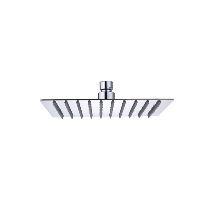 SOFFIONE DOCCIA INOX QUADRO 20X20 CM GROENLANDIA