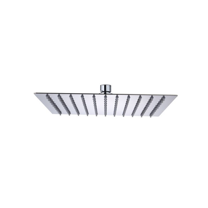 SOFFIONE DOCCIA INOX QUADRO 25X25 CM GROENLANDIA
