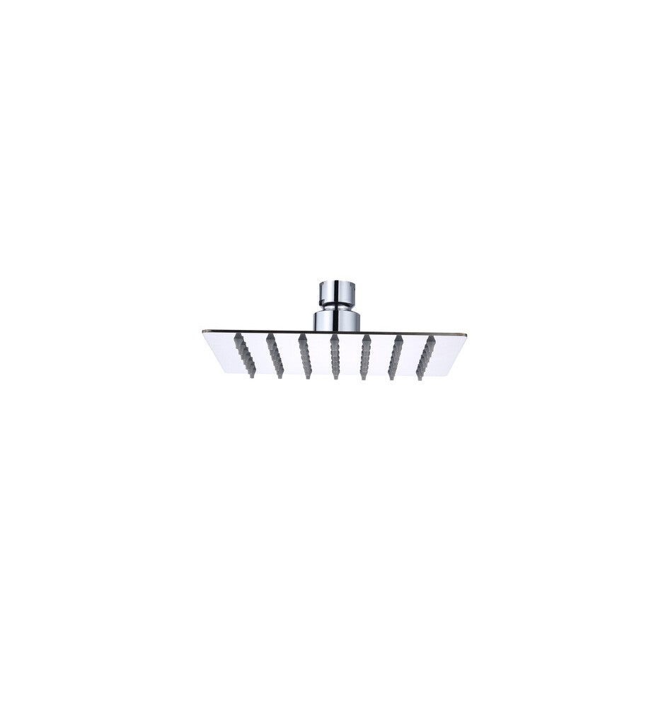 SOFFIONE DOCCIA INOX QUADRO 15X15 CM GROENLANDIA