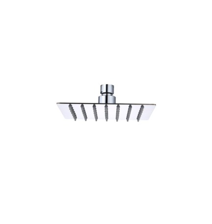 SOFFIONE DOCCIA INOX QUADRO 15X15 CM GROENLANDIA