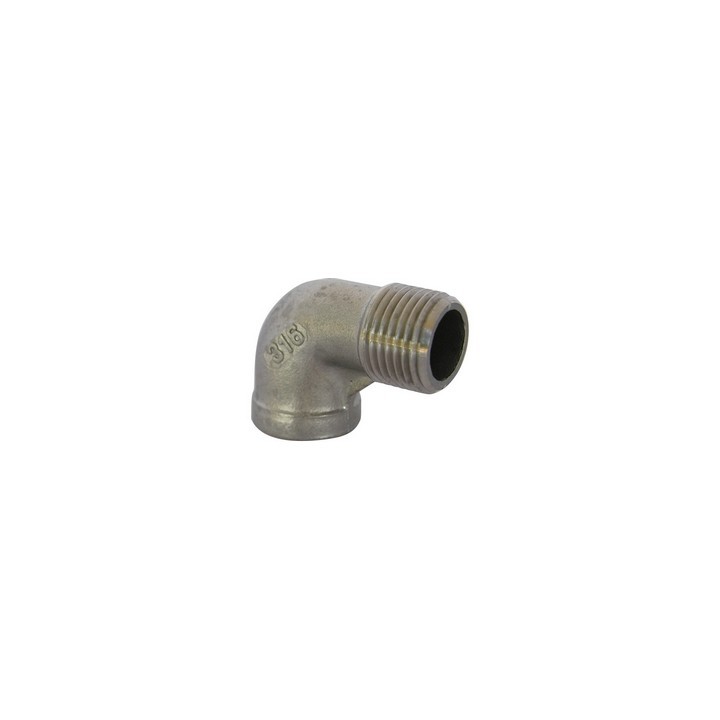 GOMITO A 90° MF ACCIAIO INOX 1"