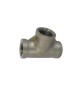 TEE A 90° F. F. F. ACCIAIO INOX 1/2"