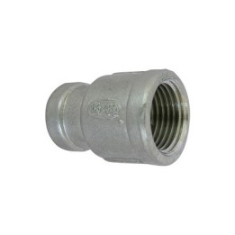 MANICOTTO DI RIDUZIONE FF ACCIAIO INOX 1" x 3/4"