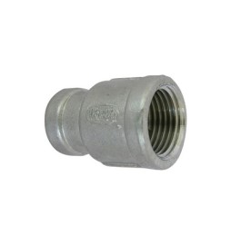 MANICOTTO DI RIDUZIONE FF ACCIAIO INOX 1" x 3/4"