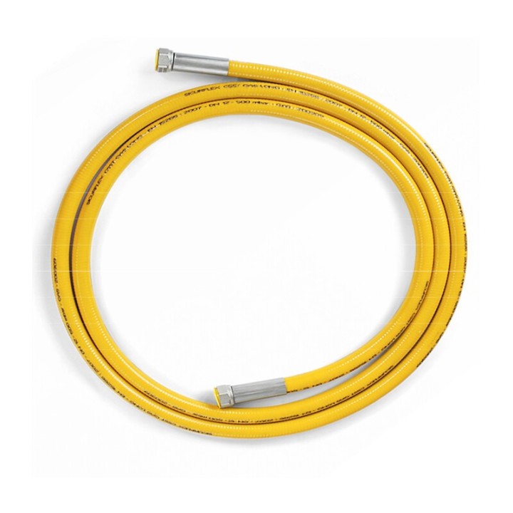 TUBO FLESSIBILE GAS 400 CM F.F.1/2 UNI15266 GIALLO
