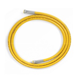 TUBO FLESSIBILE GAS 500 CM F F 1/2 UNI15266 GIALLO