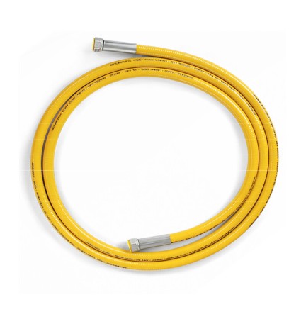 TUBO FLESSIBILE GAS 500 CM F F 1/2 UNI15266 GIALLO
